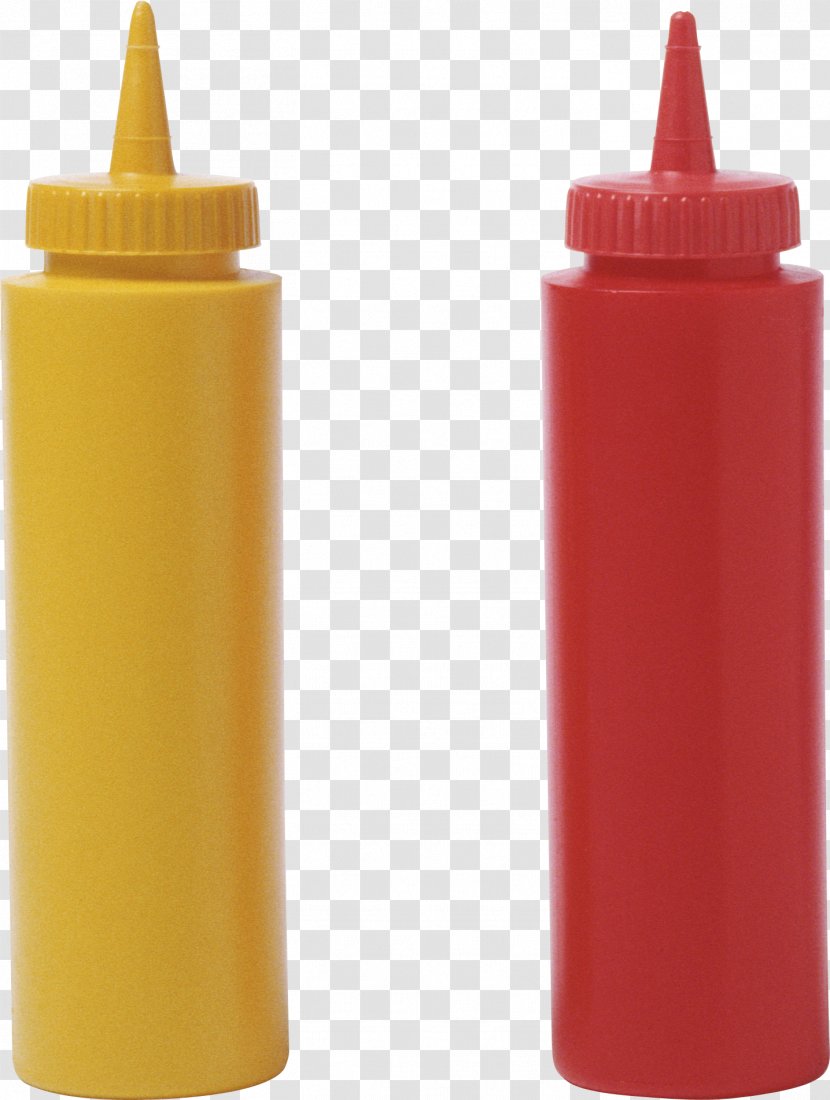 Ketchup Mustard Condiment Bottle - Yellow Transparent PNG