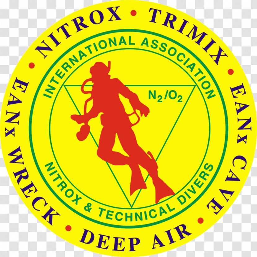 International Association Of Nitrox And Technical Divers Underwater Diving Scuba - Brand - Rebreather Transparent PNG