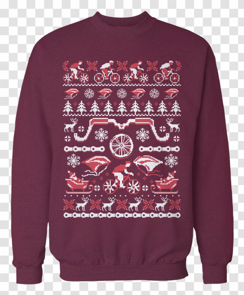Christmas Jumper T-shirt Sweater Clothing - Sleeve - Ugly Transparent PNG