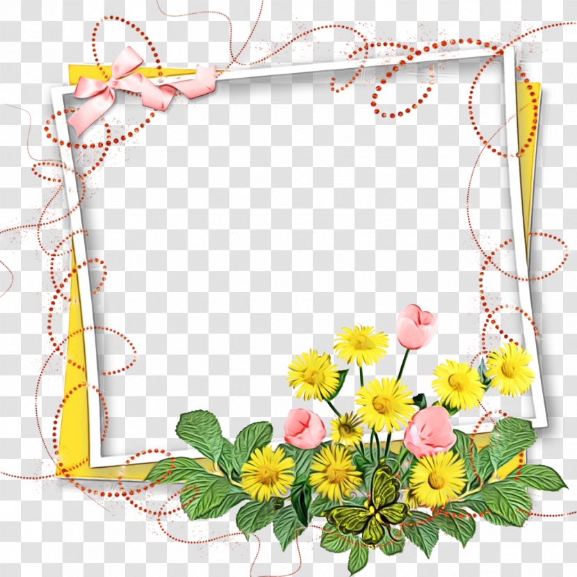 Birthday Photo Frame - Heart - Wildflower Transparent PNG