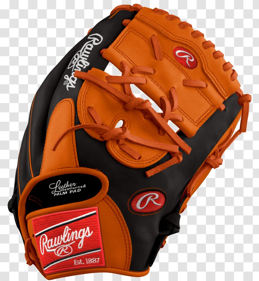 Baseball Glove Rawlings Gold Award - Orange Transparent PNG