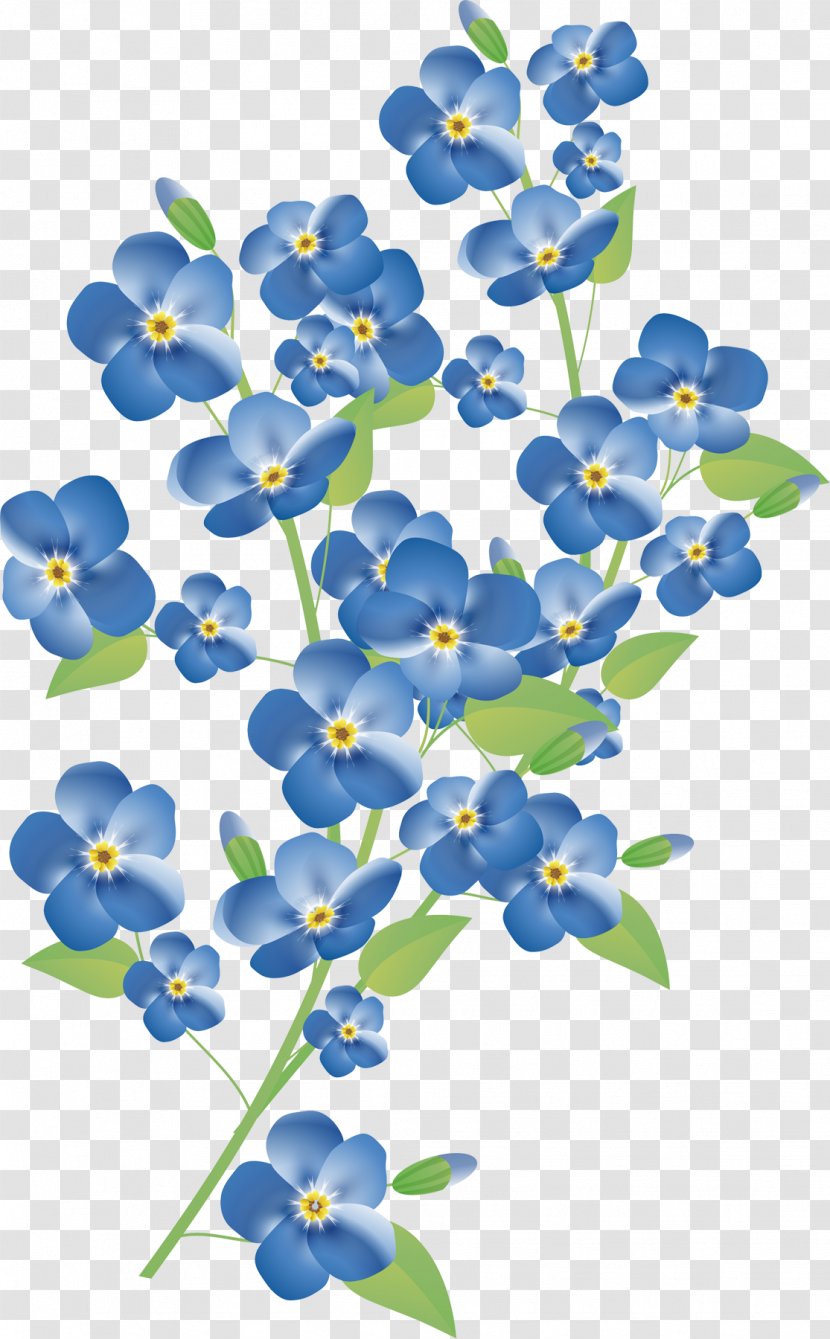 Royalty-free Stock Photography Clip Art - Forget Me Not - Blue Flowers Transparent PNG