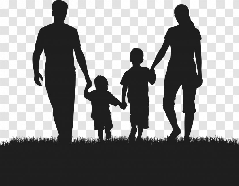Silhouette Family Divorce - Father Transparent PNG