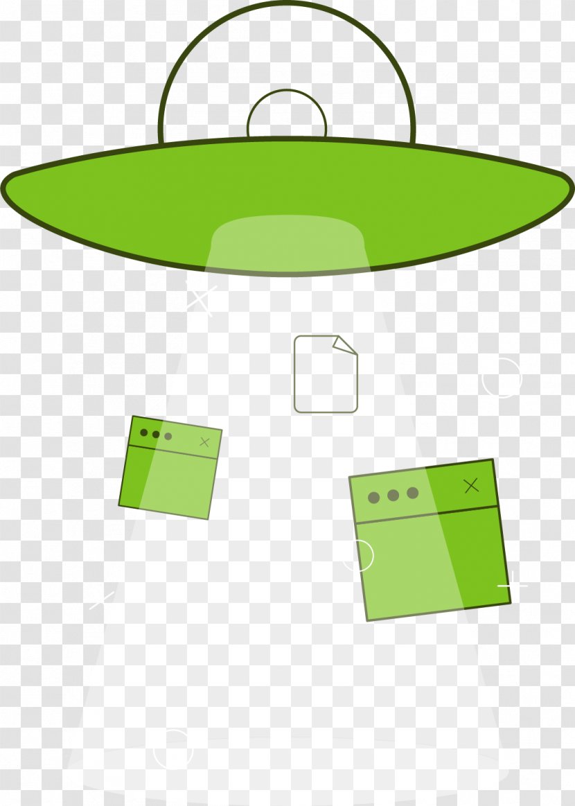 Unidentified Flying Object - Gratis - Vector Painted UFO Transparent PNG