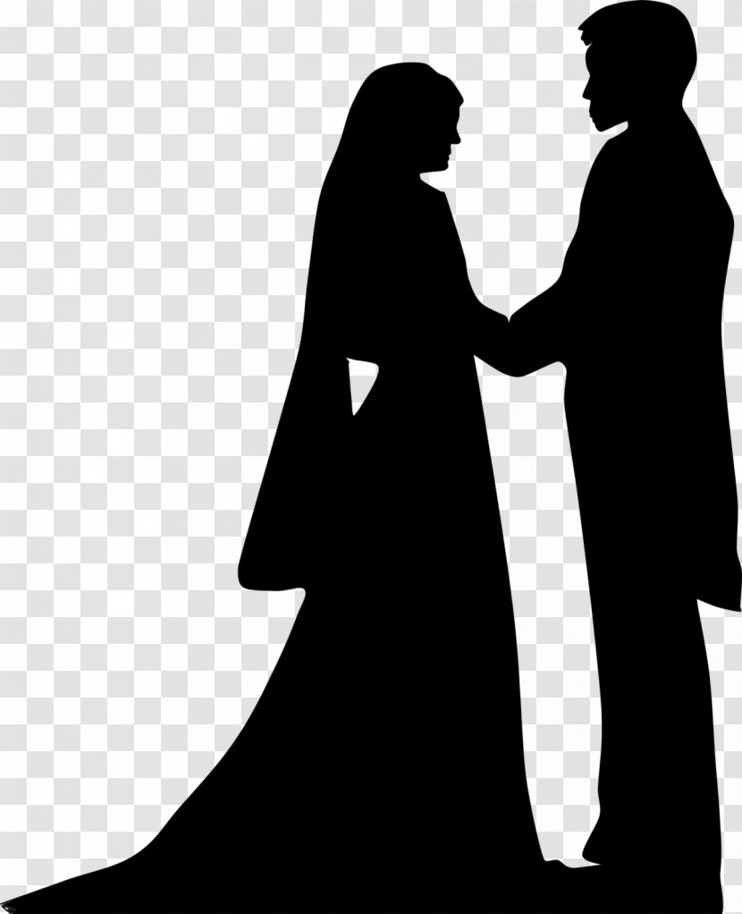 Bridegroom Clip Art Marriage Silhouette - Drawing picture