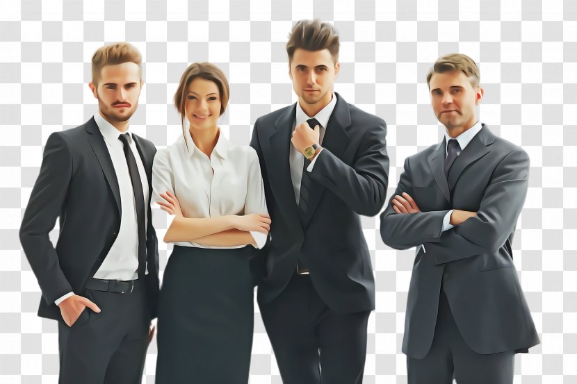 Social Group Team White-collar Worker Business Businessperson - Suit - Collaboration Gesture Transparent PNG