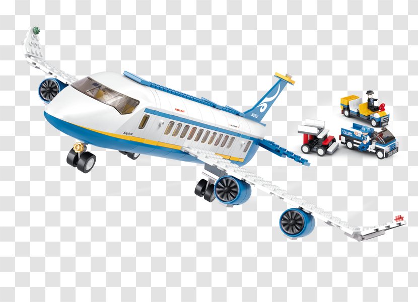 Airplane Lego City Toy Block - Play Vehicle Transparent PNG