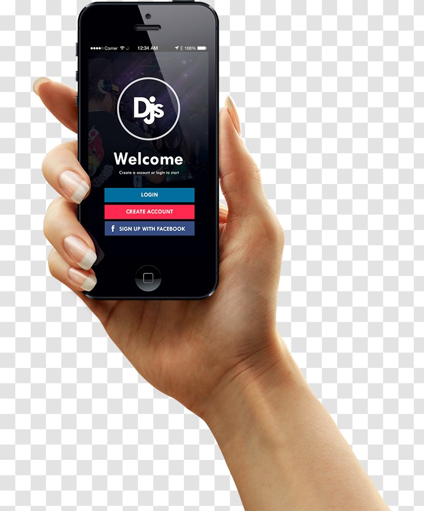 Responsive Web Design Smartphone Mobile Payment Punched Card - Thumb - Designer Postcard Transparent PNG