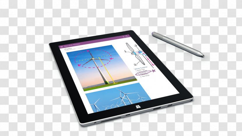 Surface 3 Intel Atom Laptop Computer - Accessory - Tablet Transparent PNG