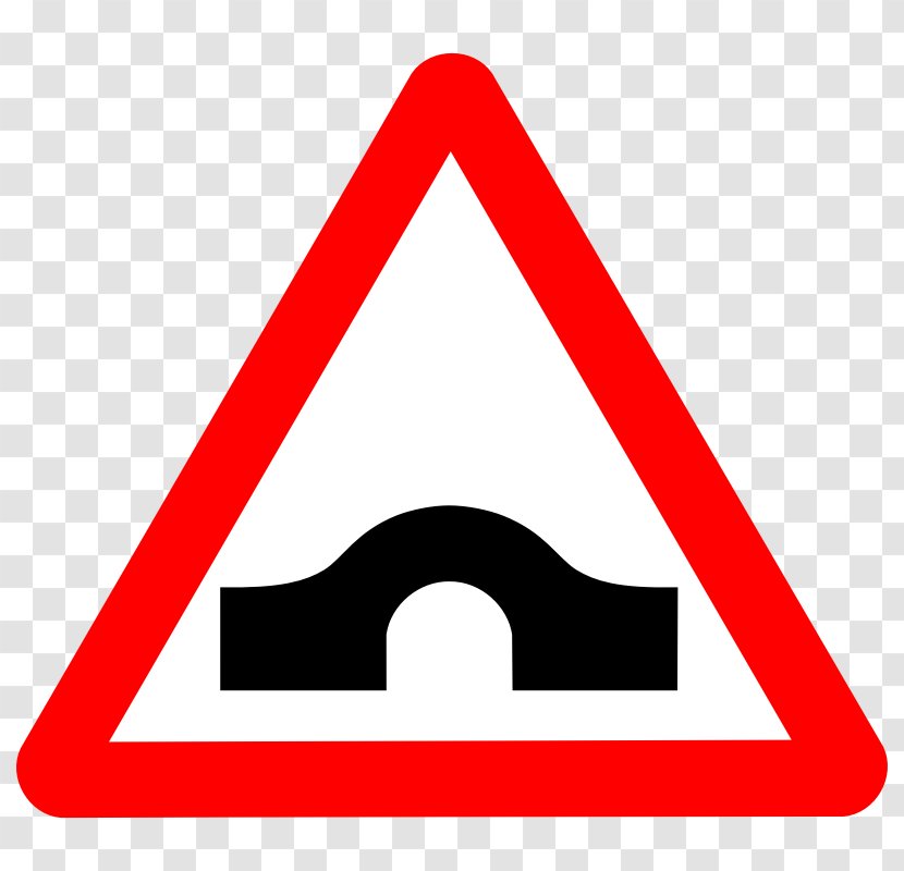 The Highway Code Humpback Bridge Road Warning Sign Traffic - Cliparts Transparent PNG