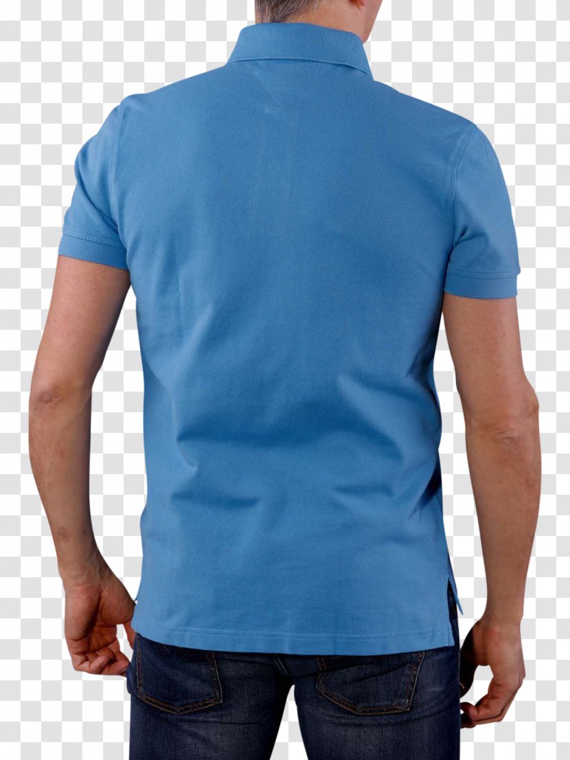 T-shirt Polo Shirt Sleeve Blue Transparent PNG