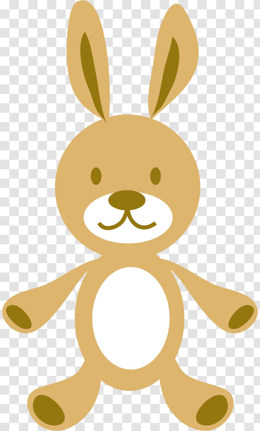 European Rabbit Clip Art - Mammal - Toy Transparent PNG