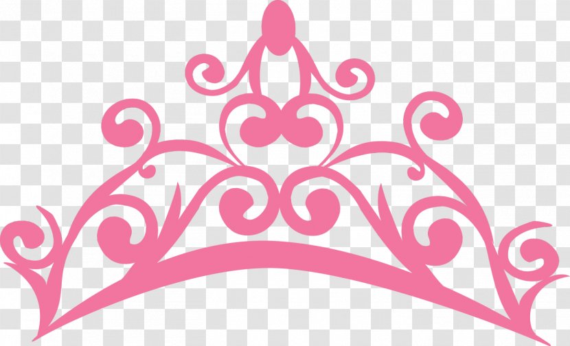 Crown Tiara Pink Princess Clip Art - Petal Transparent PNG
