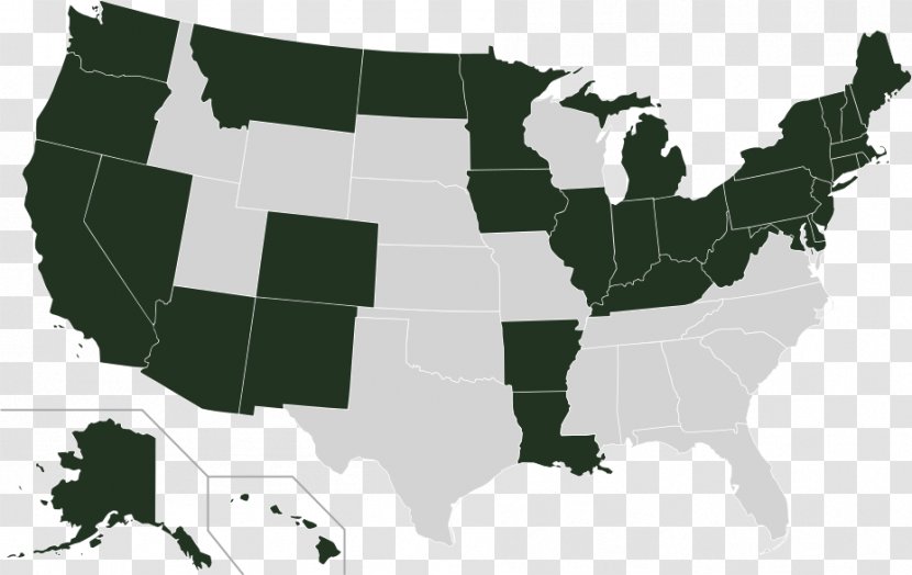 United States Medical Cannabis Legality Of By U.S. Jurisdiction - Dispensary Transparent PNG