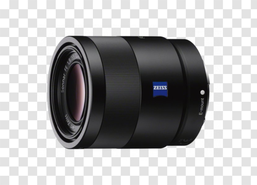 Sony E-mount 55mm F/1.8 Camera Lens Carl Zeiss Sonnar T* FE F1.8 ZA - Prime Transparent PNG