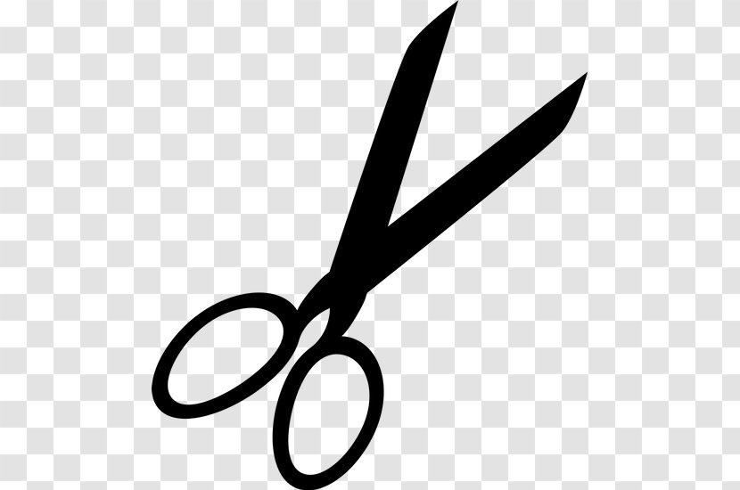 Scissors Cartoon - Office Instrument Cutting Transparent PNG