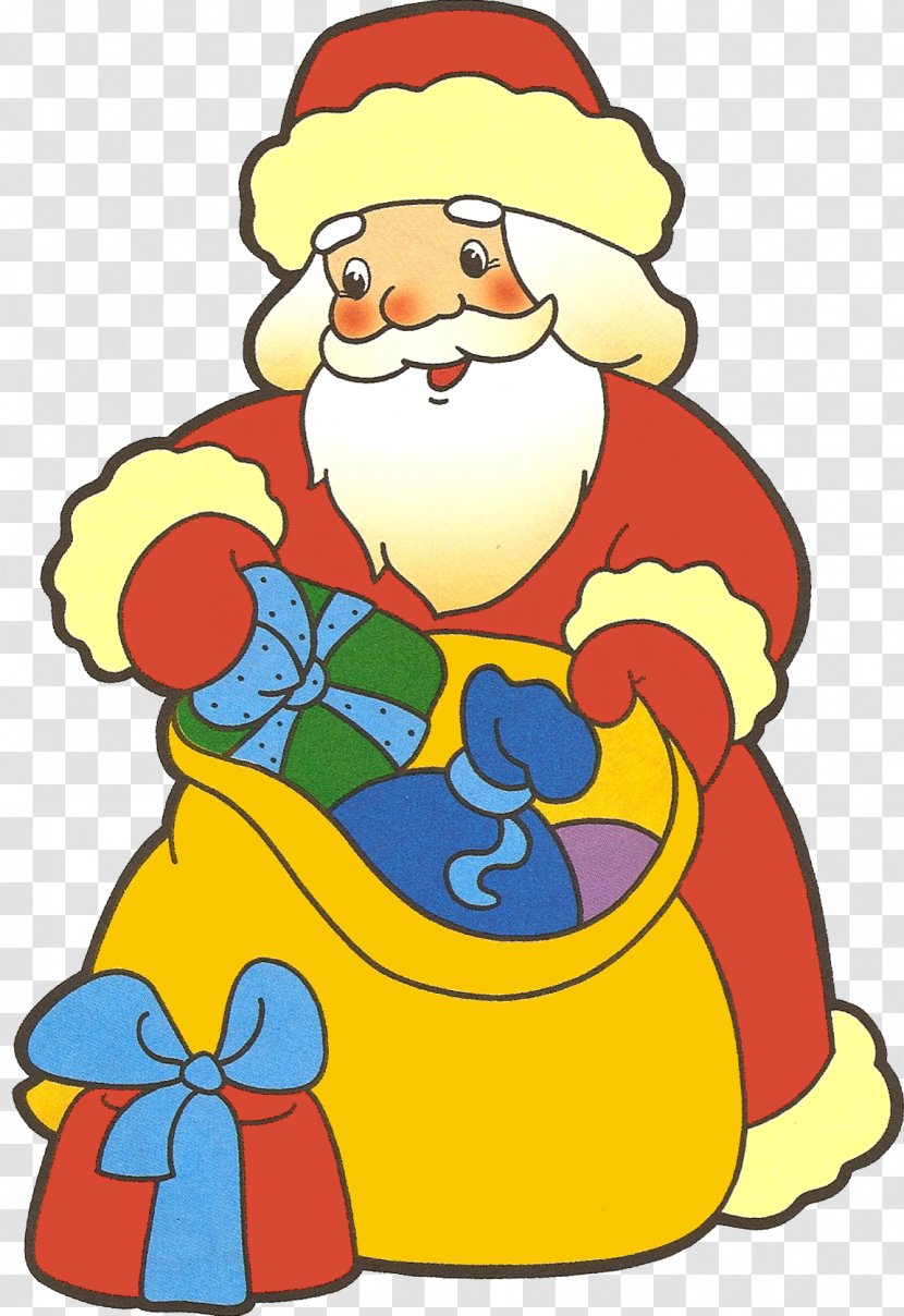 Ded Moroz Snegurochka New Year Gift Grandfather Transparent PNG