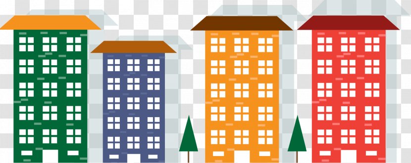 Building Drawing Cartoon Architecture - Text - City Transparent PNG
