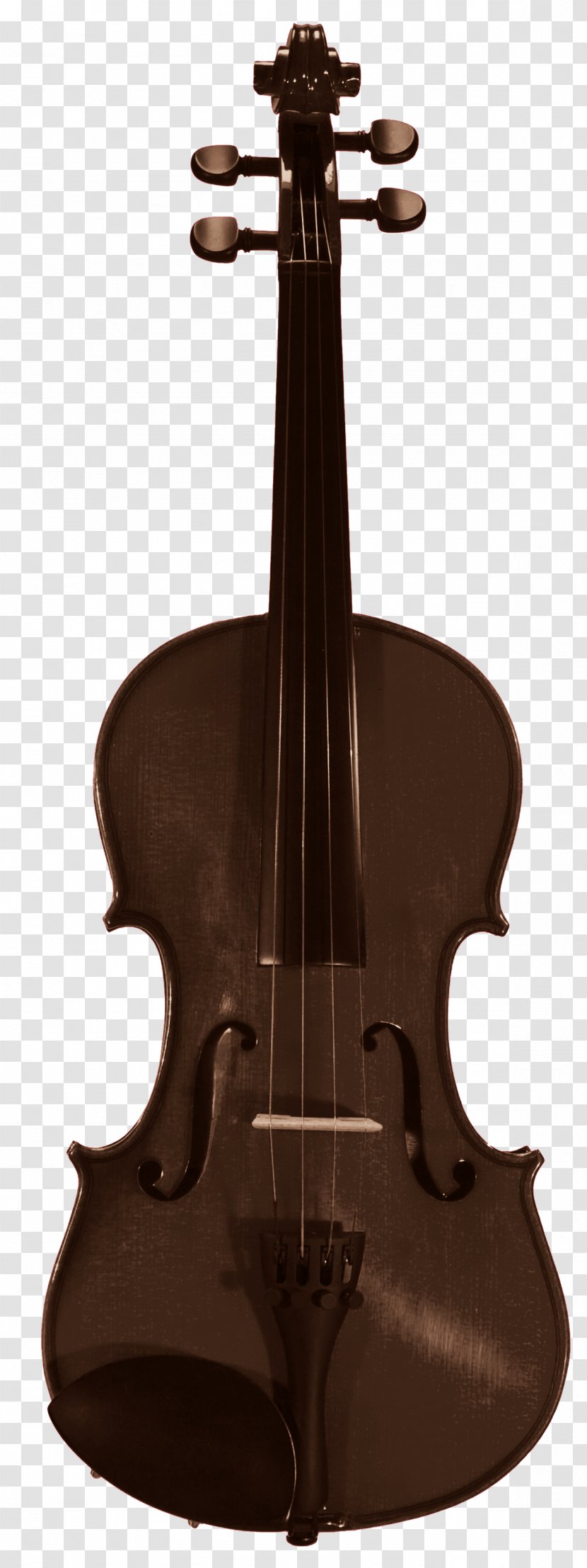 CK Violins Musical Instrument Viola - Silhouette - Beautiful Brown Violin Transparent PNG