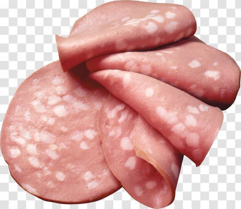 Sausage Salami Ham Meat - Watercolor Transparent PNG