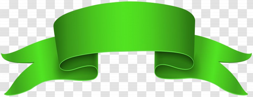 Banner Ribbon Clip Art - Green - Image Transparent PNG
