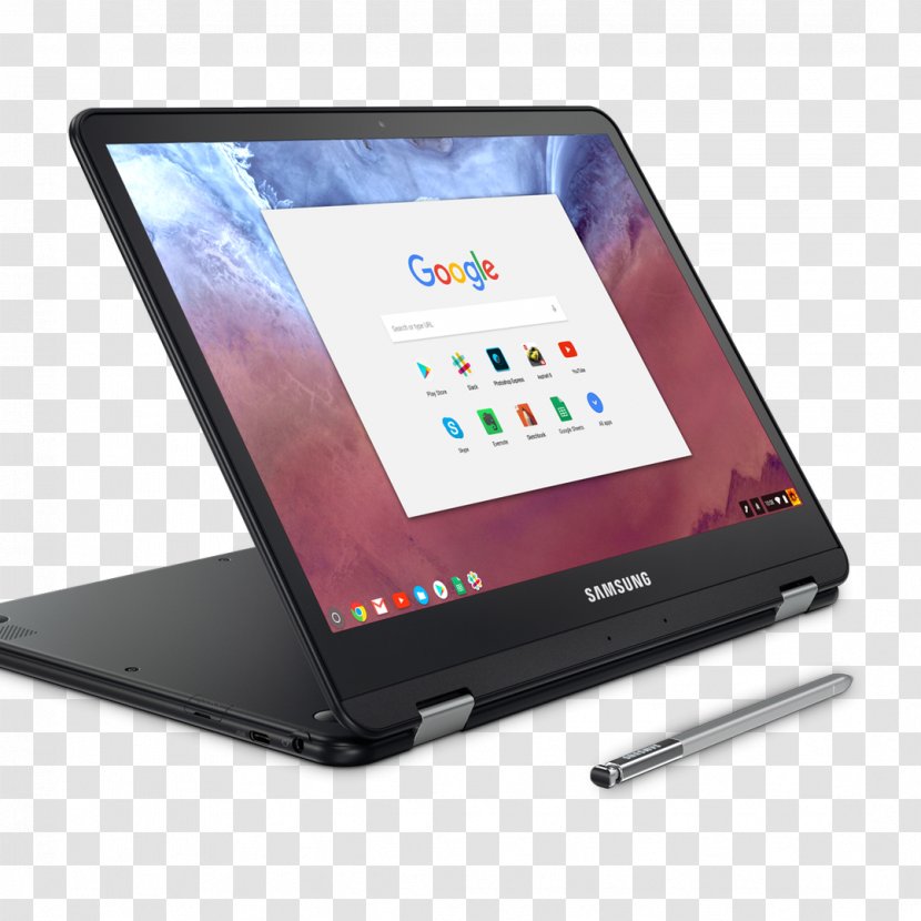Laptop Samsung Chromebook Plus Tablet Computers Chrome OS - Output Device Transparent PNG