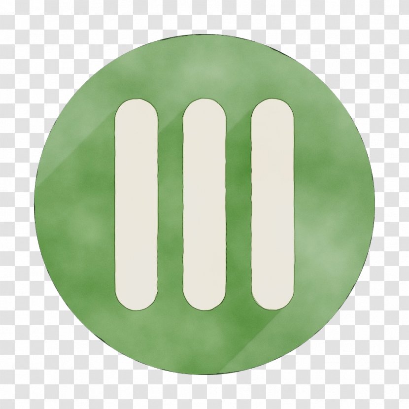Green Meter - Plate - Oval Symbol Transparent PNG