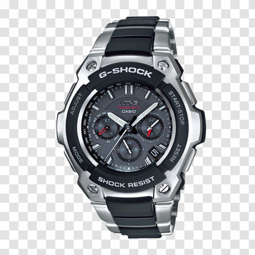 G-Shock Casio Solar-powered Watch Tough Solar - Silver Transparent PNG