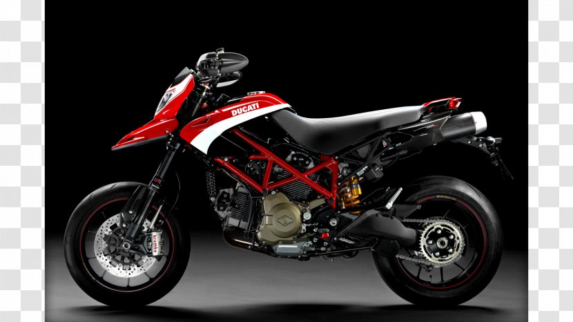Ducati Hypermotard Motorcycle Monster 1100 Evo Suspension - Wheel Transparent PNG