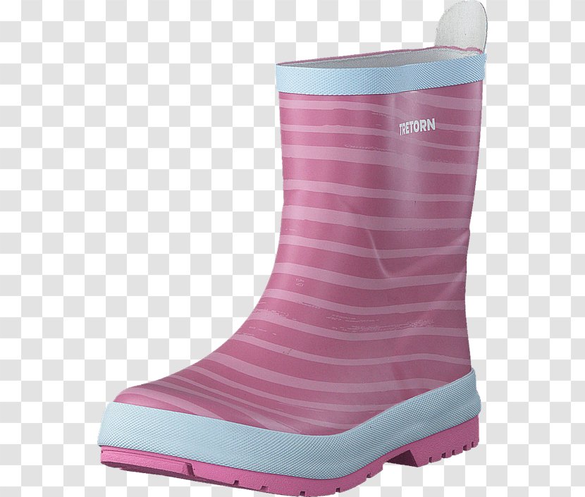 Wellington Boot Shoe Fashion Chelsea - Pink - Stripes PINK Transparent PNG