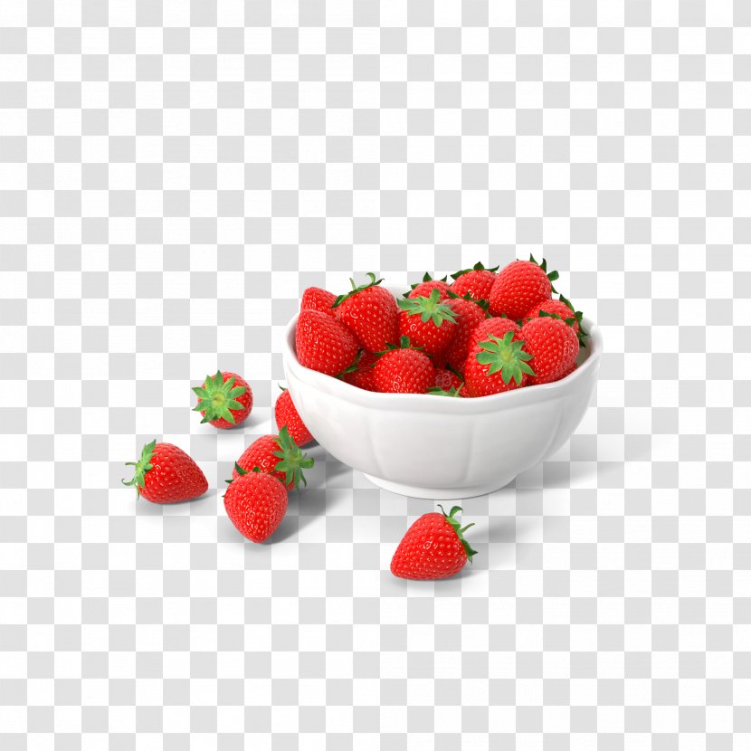 Smoothie Strawberry Bowl Aedmaasikas - Superfood Transparent PNG