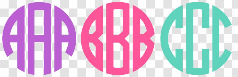 Monogram TrueType Decal Font - Letter Transparent PNG