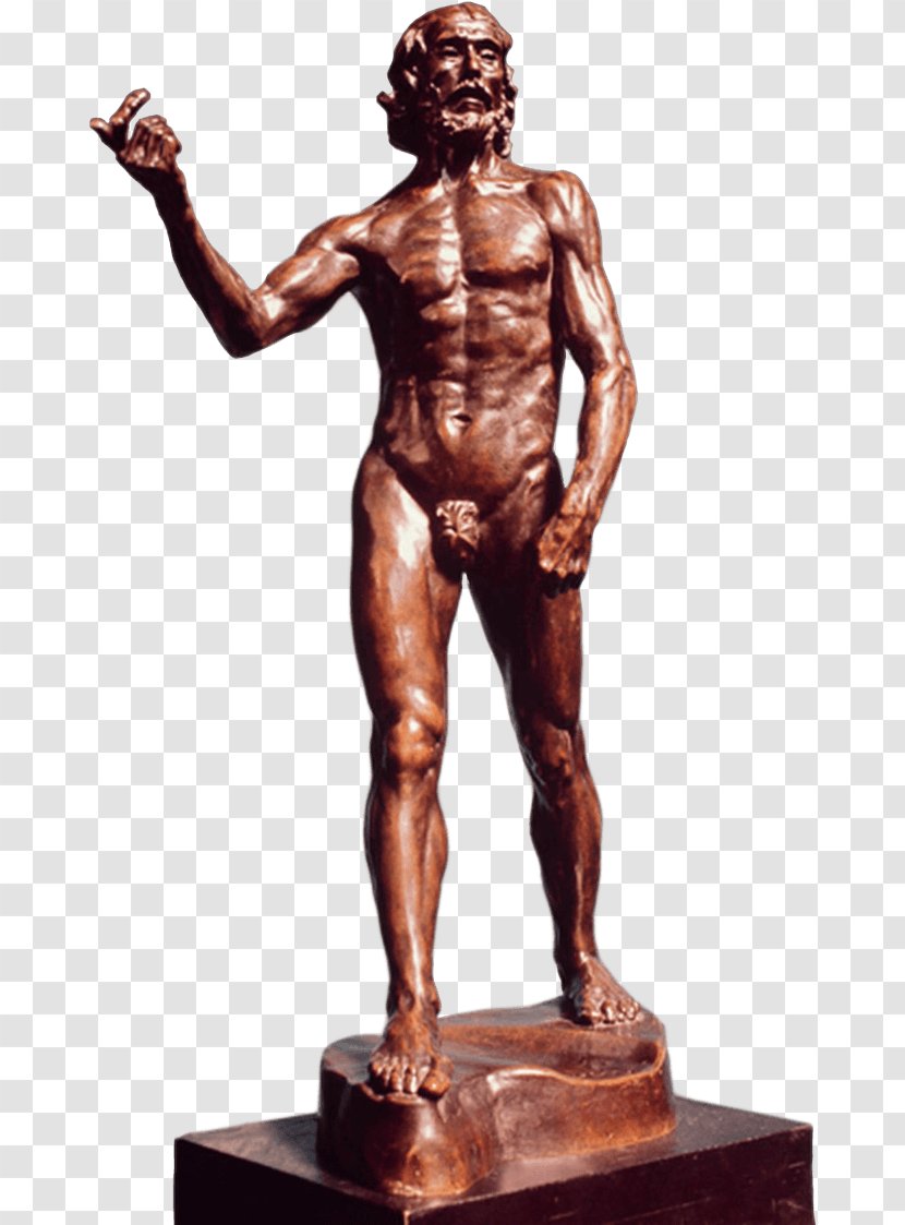 Bronze Sculpture St. John The Baptist Preaching - Bodybuilding - St Day Transparent PNG