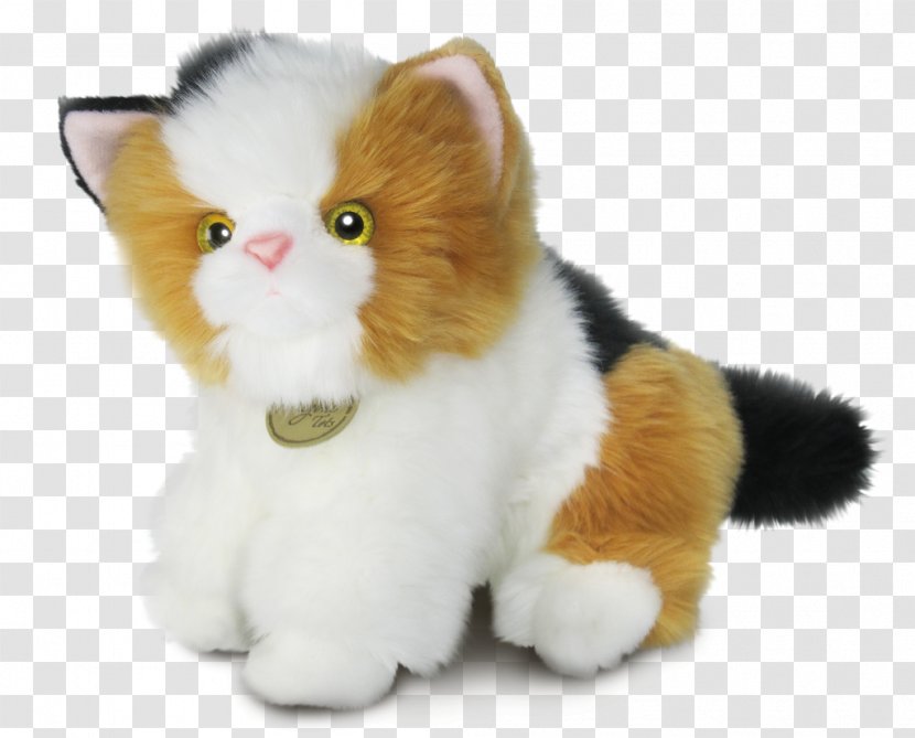 Whiskers Domestic Short-haired Cat Stuffed Animals & Cuddly Toys Calico - Shorthaired Transparent PNG