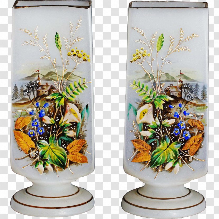 Vase Opaline Glass Murano Ceramic - Lead Transparent PNG