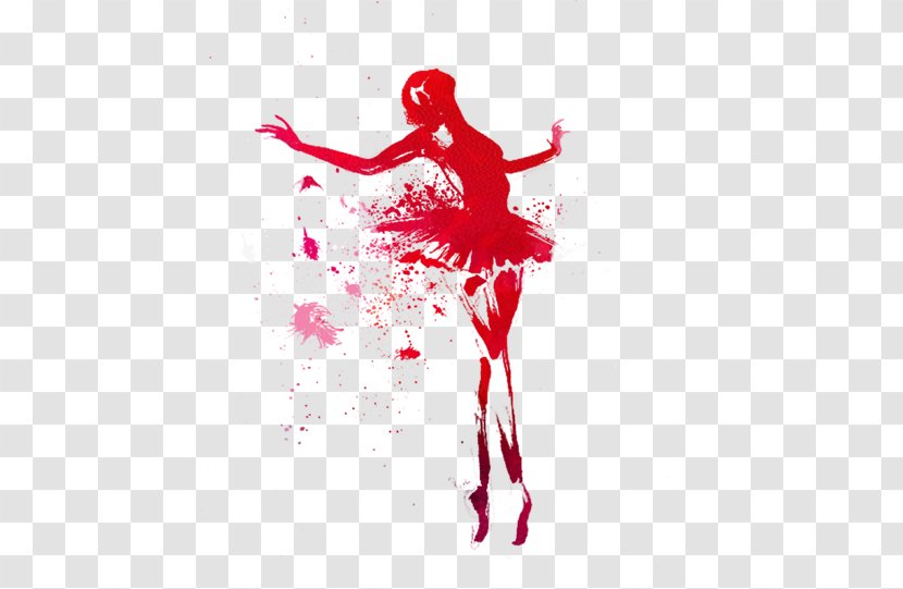 Ballet Dancer Painting Drawing - Watercolor - Silhouette Transparent PNG