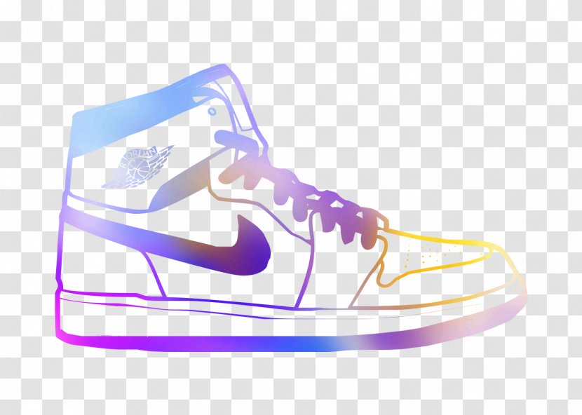 Sports Shoes Sneakers Nike Air Jordan I Illustration - White Transparent PNG