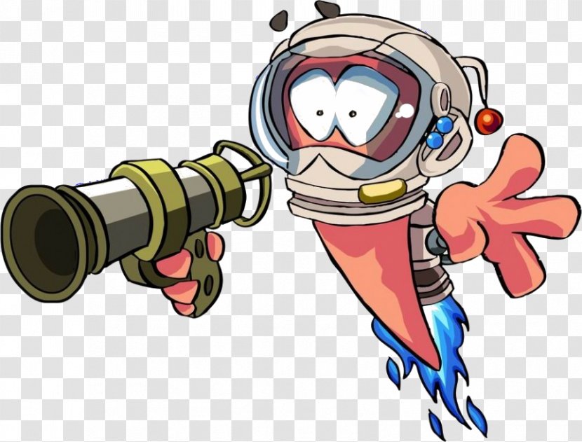 Worms: Open Warfare 2 A Space Oddity Worms Armageddon - Bazooka - Weapon Transparent PNG