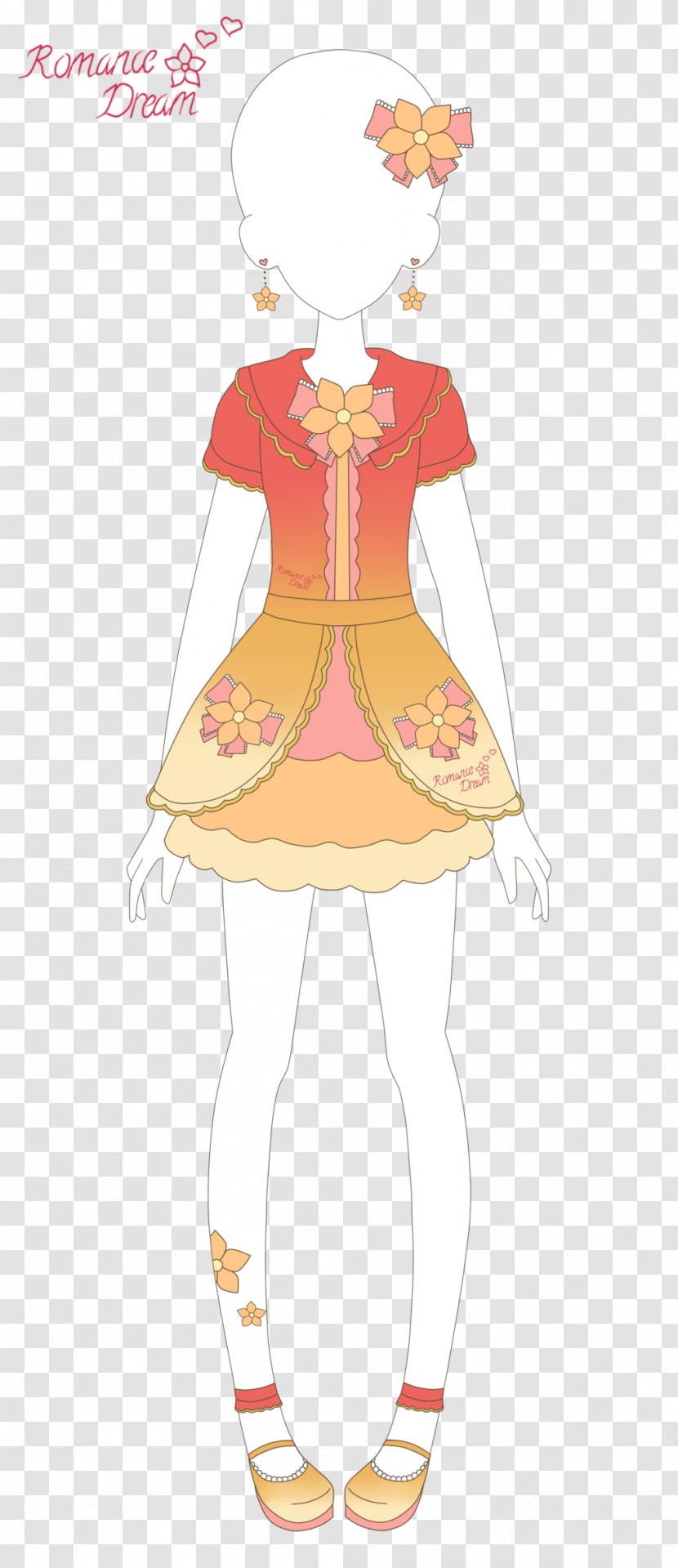 Dress Cartoon Character Fiction - SUMMER OUTFIT Transparent PNG