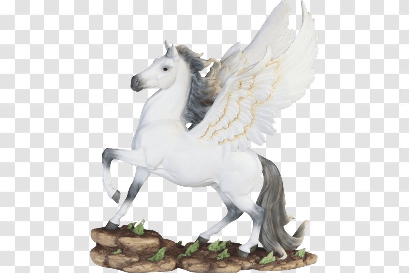Figurine Statue Sculpture Pegasus Horse - Like Mammal Transparent PNG