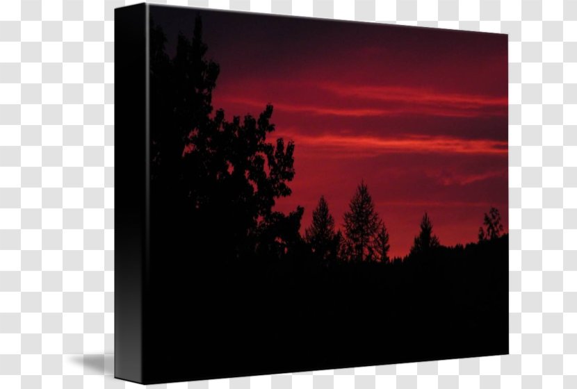 Rectangle Sky Plc - Red Sunset Transparent PNG