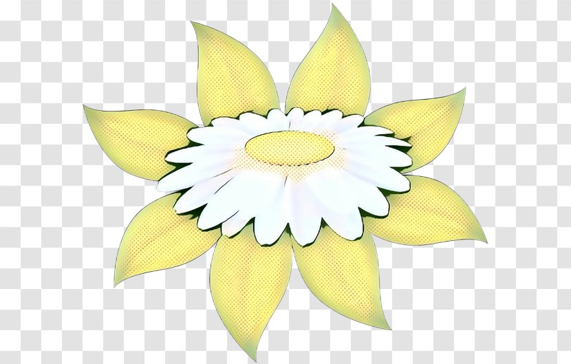 Pop Art Retro Vintage - Wildflower Narcissus Transparent PNG