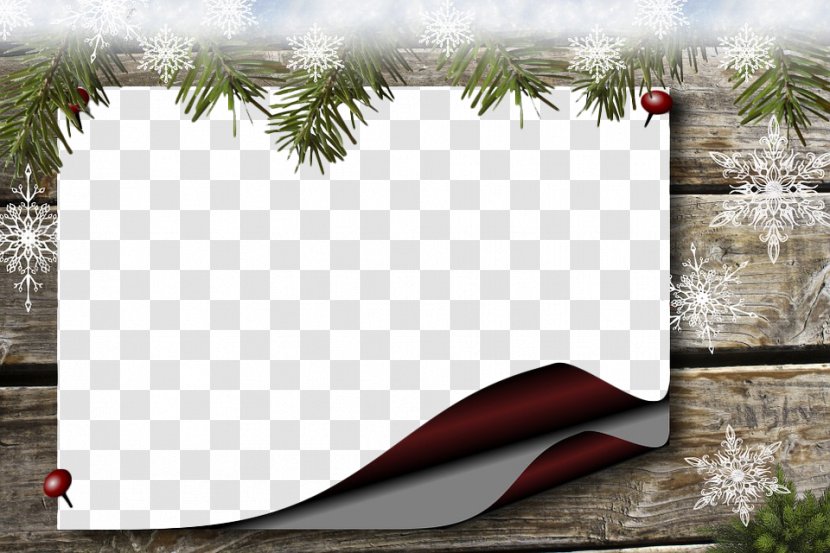 Santa Claus Christmas Card - Holiday - Albums Border Element Transparent PNG