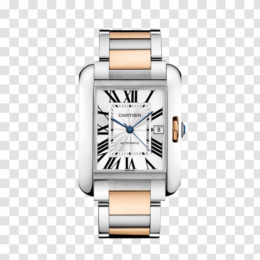 Cartier Tank Counterfeit Watch Jewellery - Colored Gold Transparent PNG