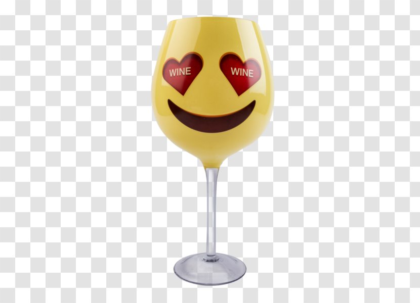 Wine Glass Champagne Emoji - Yellow Transparent PNG