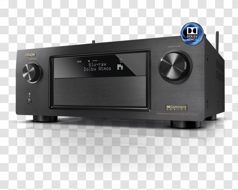 AV Receiver Denon AVR-X4200W DTS Dolby Atmos Transparent PNG