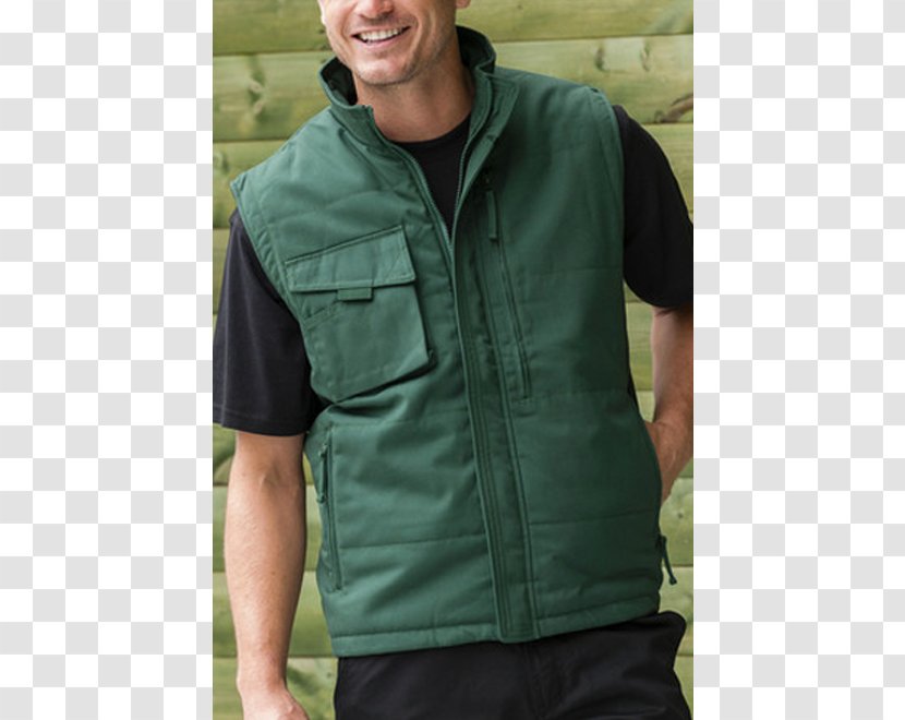 Gilet Workwear Clothing T-shirt Jacket - Sleeve Transparent PNG