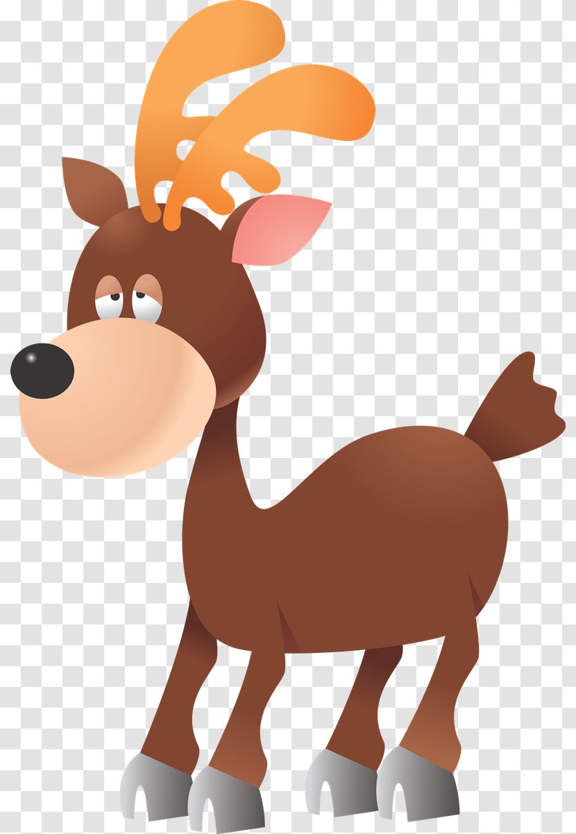 Reindeer Moose Rudolph Clip Art - Horn - Carton Transparent PNG