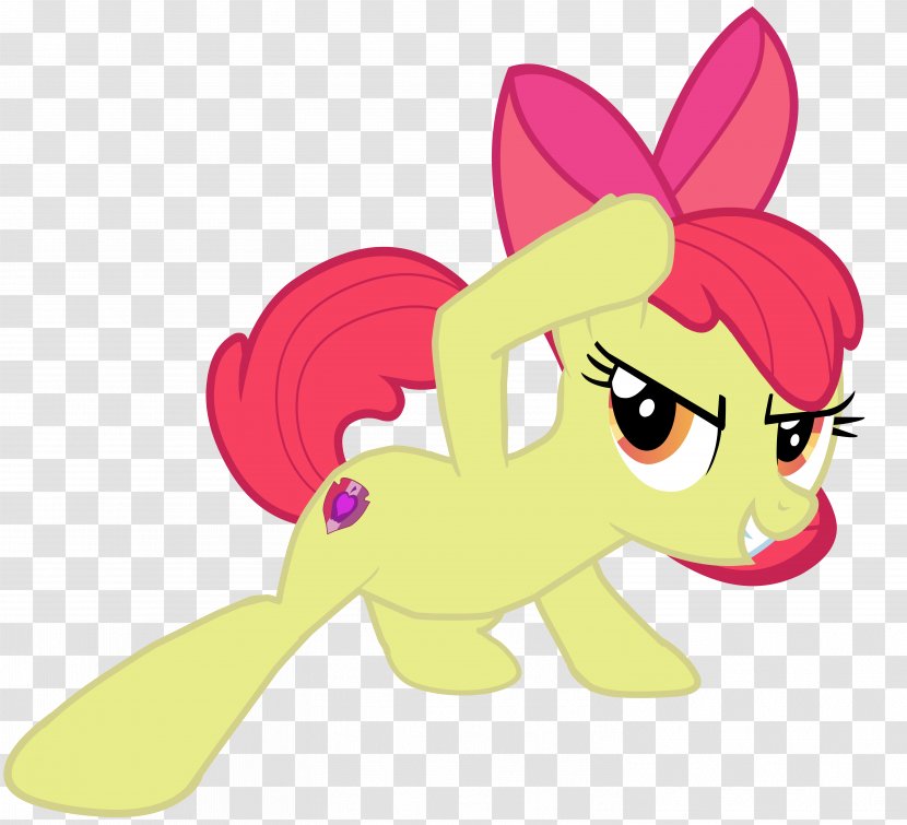 Pony Apple Bloom Applejack Pinkie Pie Rarity - Heart - My Little Transparent PNG