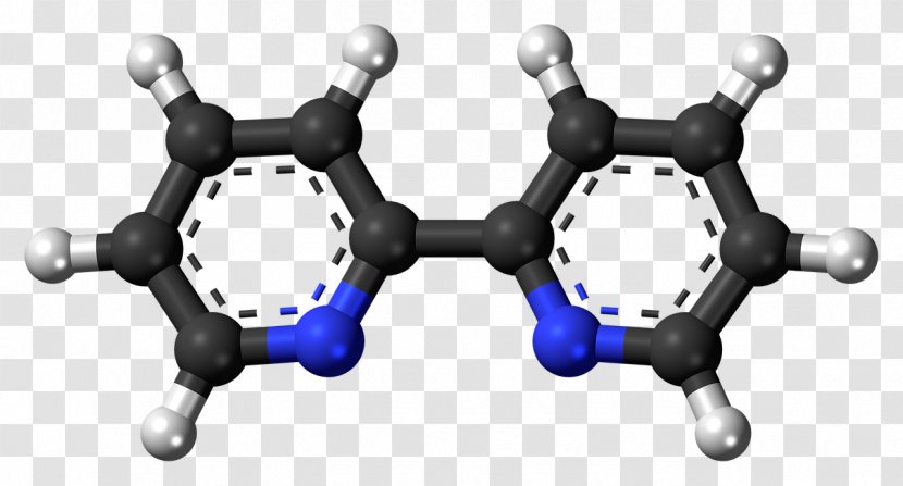 Azulene Molecule Ball-and-stick Model Chemistry Molecular Formula - Cartoon - Modelling Transparent PNG